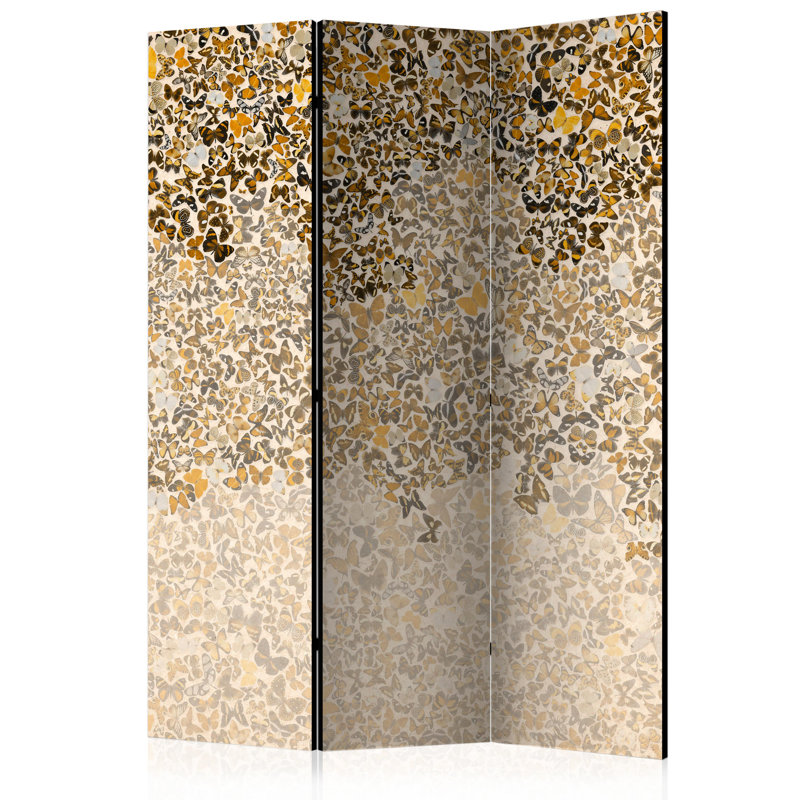 135cm W x 172cm H 3 - Panel Solid Wood Folding Room Divider