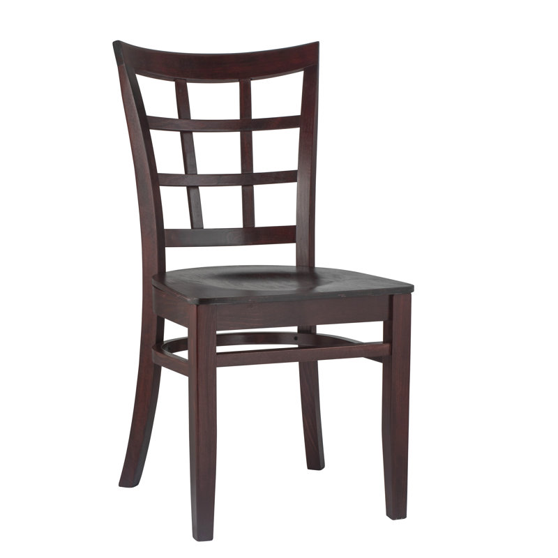 Chaise d'appoint New Bedford, Acajou foncé