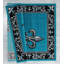 Tapis à bordure turquoise / noir / gris Goines-1032306001