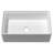 30" L x 20" W Farmhouse Sink Workstation Single Bowl Fireclay White With Cutting Board