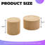 Ensemble de 2 tables basses gigognes avec colonne romaine et rangement caché-45873294
