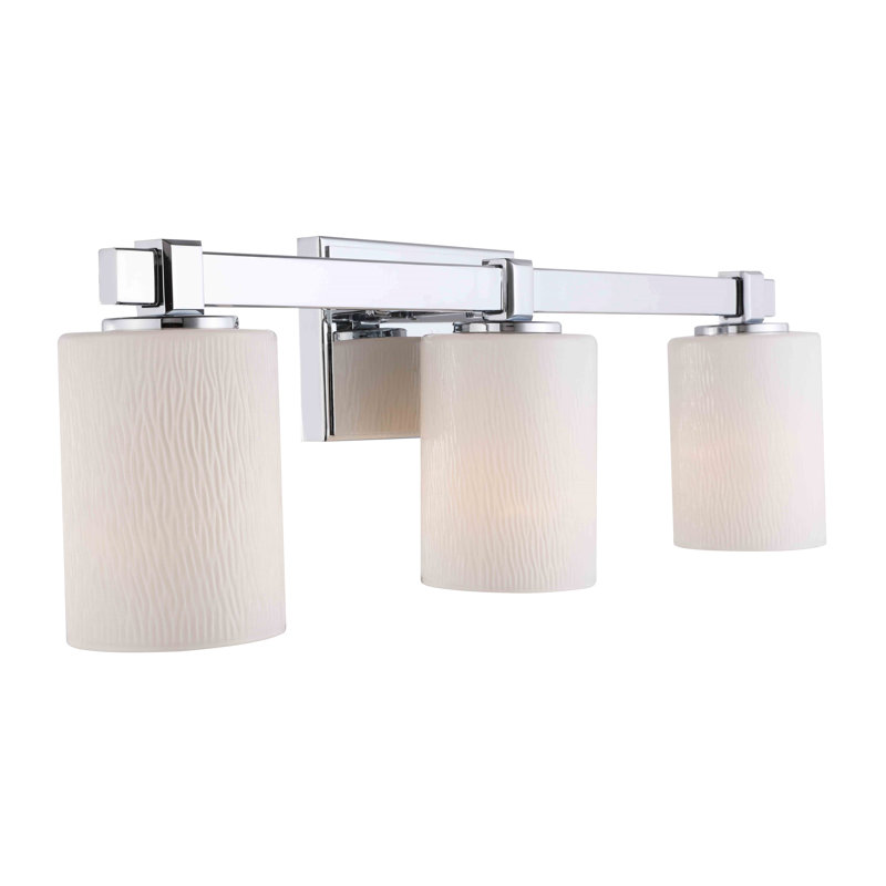 Éclairage pour salle de meuble-lavabo 3 lumières pour salle de bain Thiessen, Chrome