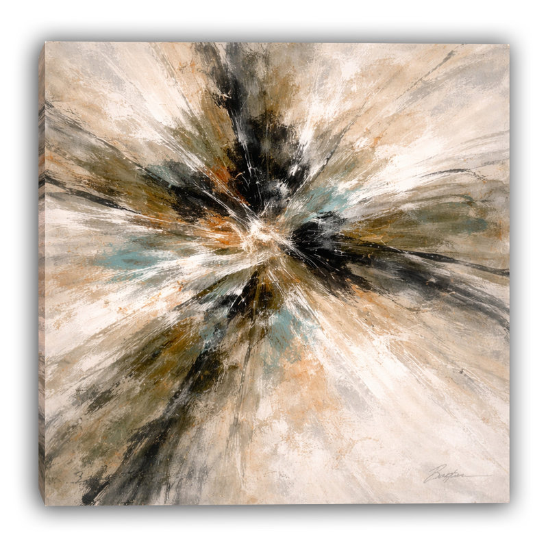 Art mural sur toile tendue Copper Drift, L 30 po x H 30 po x P 1,5 po