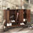 Nut-Brown Solid wood Shoe Storage