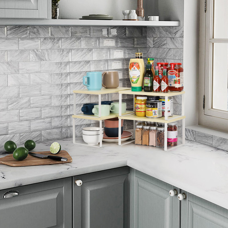 Wood Cabinet Shelving Rack