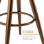 Tabouret de bar pivotant à hauteur réglable, tabourets de bar à hauteur de comptoir avec chaises en métal à hauteur de comptoir avec repose-pieds pour la cuisine et la salle à manger-1017718455