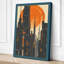 Skyline Art Deco - Wrapped Canvas-1529491460-1529491462