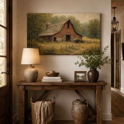 Quiet Farmhouse Wrapped Canvas Wall Art