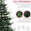 Arbre artificiel de 7,5 pieds avec 1218 expositions imitant des branches, ouverture automatique, base en acier, arbre de Noël de 7,5 pi, installations de branches réalistes,