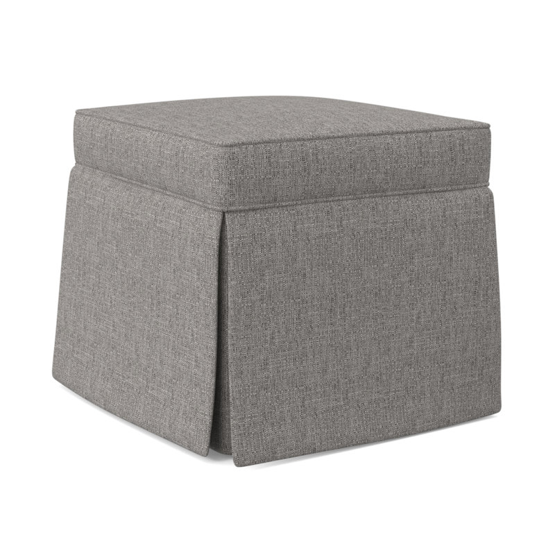 Aria Upholstered Ottoman, Libby Linen