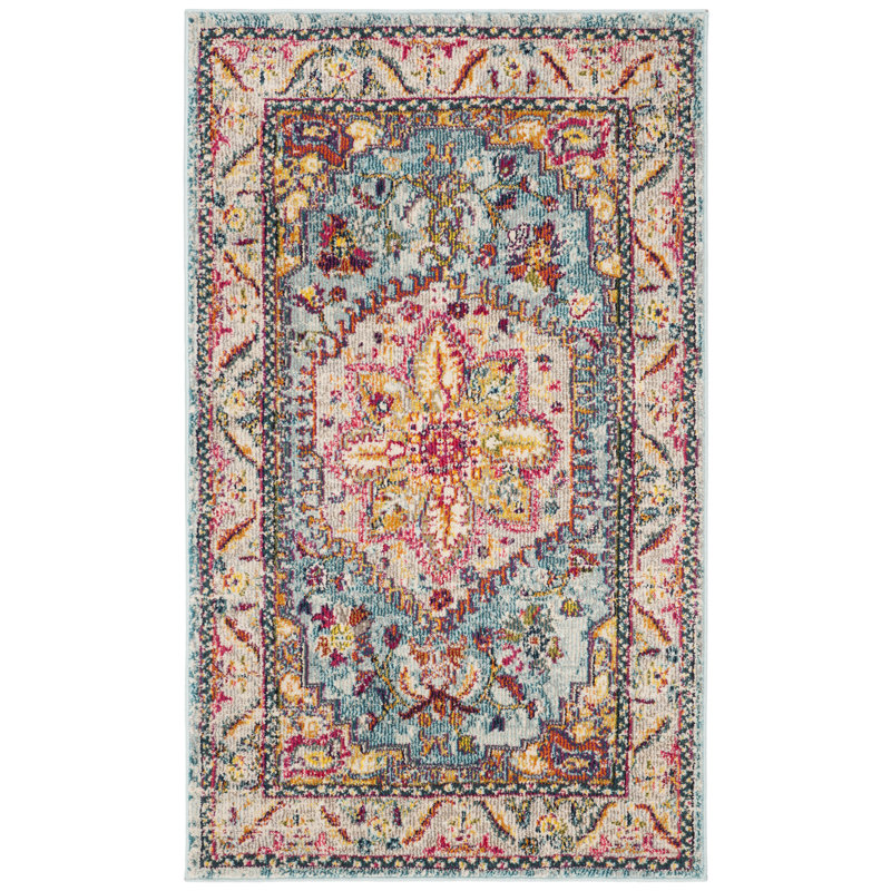 Perez Oriental Area Rug, Rectangle 91 x 152cm
