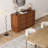 6-Drawer 47.3" W Double Dresser with Walnut Wave-Patterned Fluted Panel