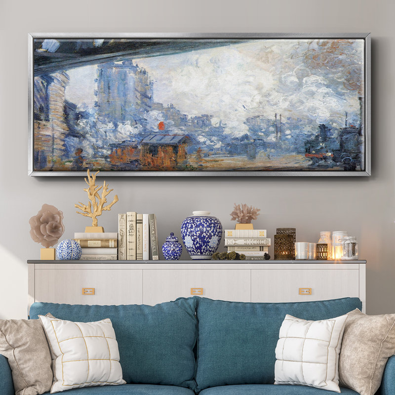Saint- Framed Canvas, 20" H x 50" W