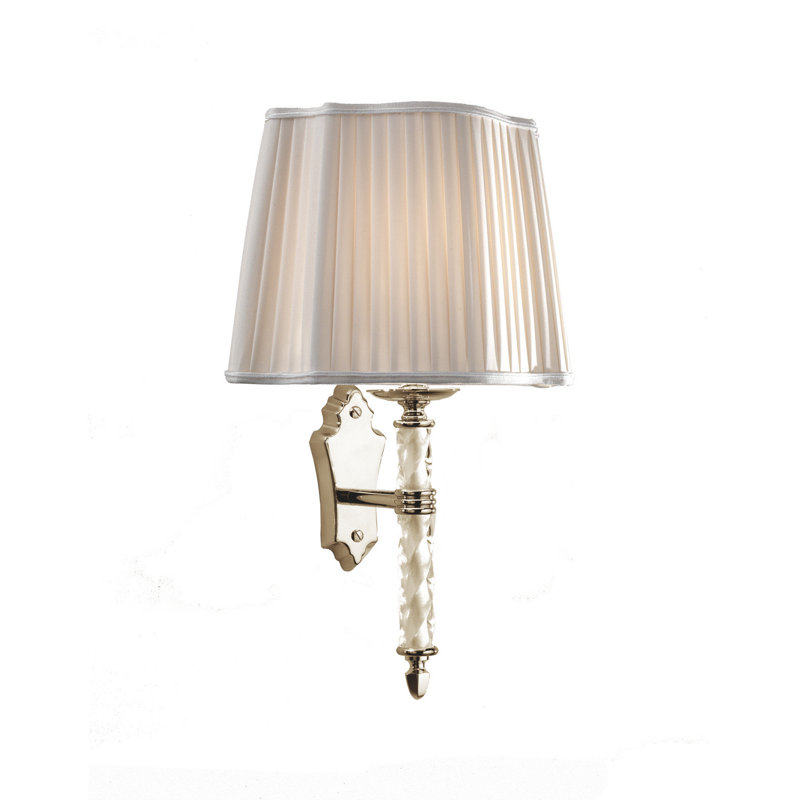 Moonlight  1-Light Dimmable Bath Sconce, Polished Nickel