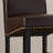 Upholstered Counter Stool With Solid Wood Frame (Set Of 2)
