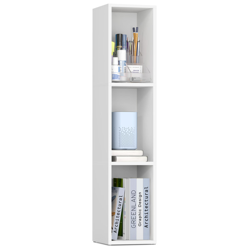 Bookshelf, Bookcase, Storage Shelving Unit, Display Shelf, Open Compartments, 24 X 30 Cm, Living Room, Home Office, Bedroom