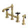 Duchess Double Handle Kitchen Faucet with Side Spray