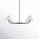 Pearson 4 - Light Dimmable Sputnik Modern Linear Chandelier