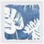 « tropical indigo prints ii », reproduction de peinture acrylique encadrée-30013515