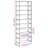 vidaXL Shoe Rack Gray