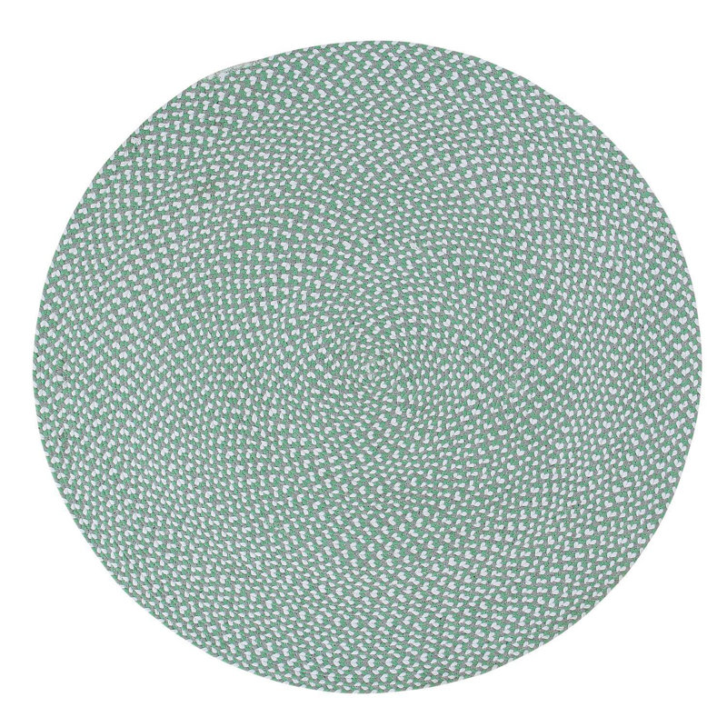 Tapis tressé à la main Tatums, Rond 4 pi