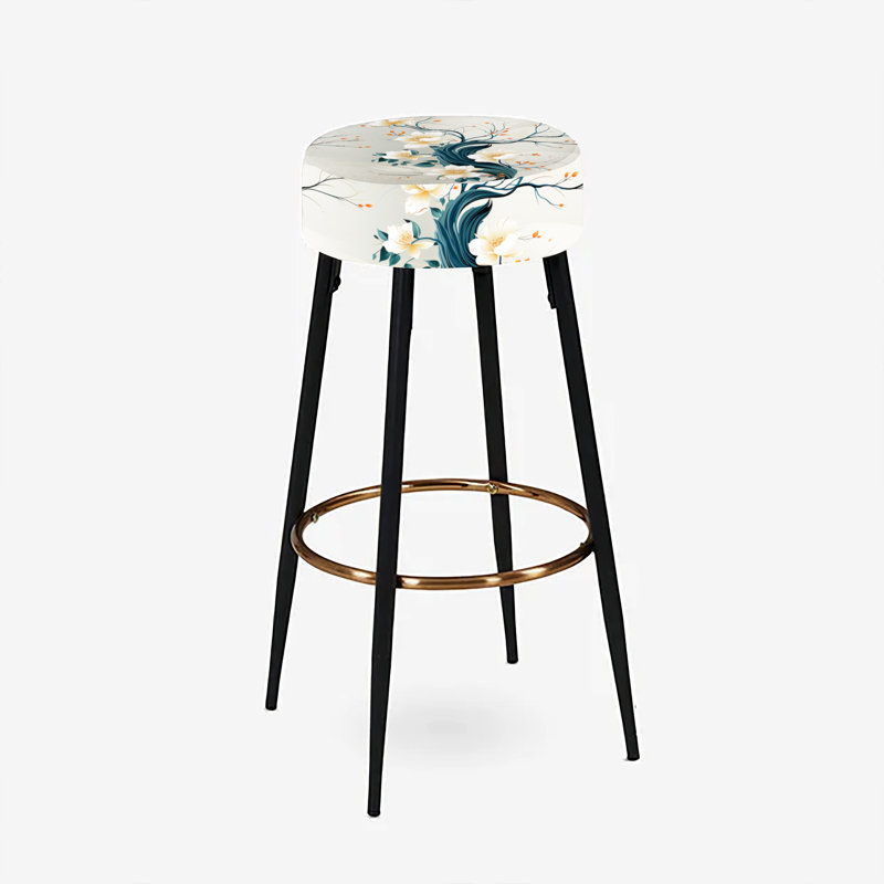 Ensemble de 2 tabourets de bar Zen Elegance - Oriental