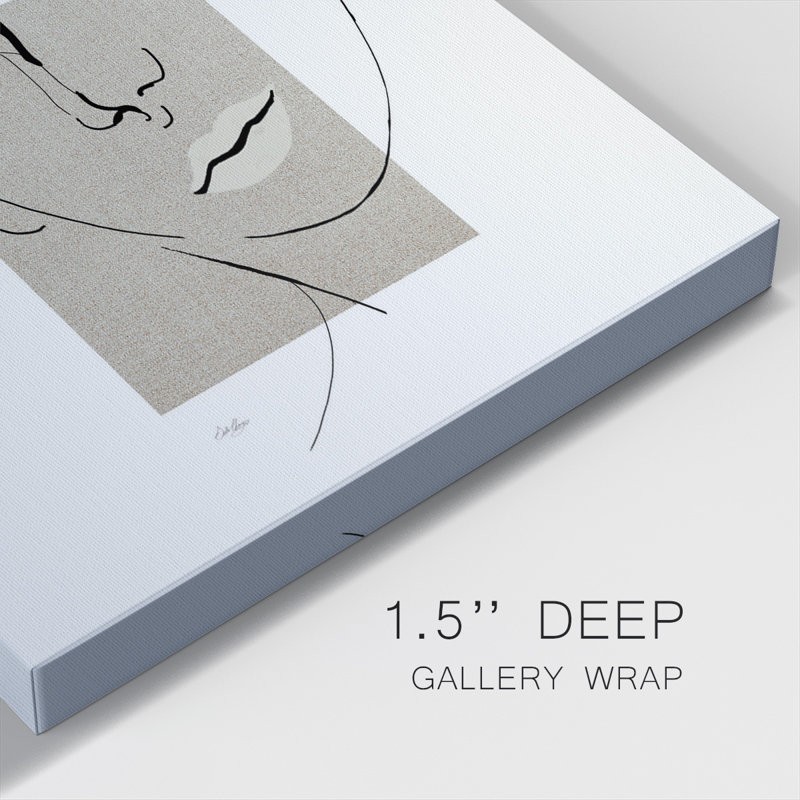 Contemporary Line Art II-Gallery, toile tendue, H 16 po x l 16 po