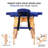 Greenock 83.9'' Rectangular Adjustable Folding Table