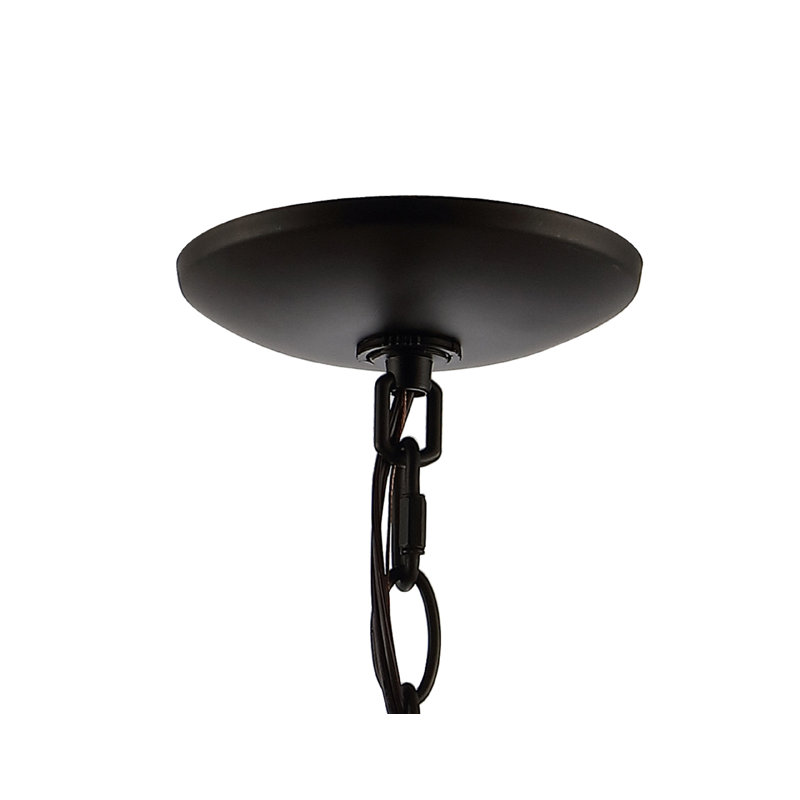Hylton Kitchen Island Wagon Wheel Chandelier, 20'' H x 20'' W x 20'' D