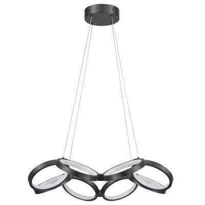 Lustre géométrique à DEL 1 lumière Faheemah