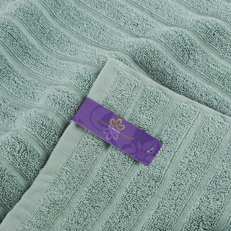 Ensemble de 6 serviettes en coton Florentin, Écume de mer
