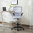 Ergonomic Desk Chair, Mesh Home Office chair, Swivel Desk, Computer Chair with Lumbar Support, Height Adjustable with Foot Ring-1047469247