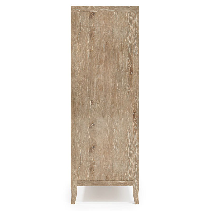 Bernhardt Tribeca Tall Drawer Chest, Bar Pulls, Aurum