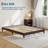Full Size Platform Bed Frame,Wood Construction, 9-Inch Height, Headboard-Free Design, Modern Bedroom