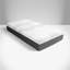 Matelas hybride en mousse viscoélastique infusée de gel vert 12 po Gann-257920692