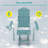 Glider Adirondack Chair with 3-Position Adjustable Backrest, Smooth Motion Chair for Patio, Wood-Like HDPE Outdoor Seating for Patio, Pool, and Yard-542004065
