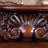Light luxury retro carved design fireplace