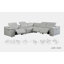 Canapé modulaire avec fauteuil inclinable Logan-1166914568