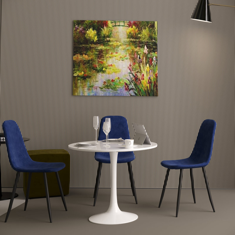 Shrivastava Mid Century Modern Dining Table/Coffee Table with Round Top & Pedestal Base, Functional Table for Kitchen, Dining & Living Room, Perfect for Breakfast Nooks & Kitchens