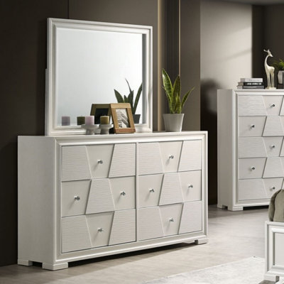 Jedu 6-drawer Dresser With Mirror