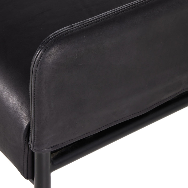 Brickel Leather Storage Bench