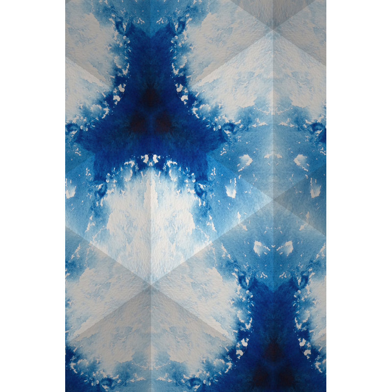 Sapphire Frost IV by Renée W. Stramel - Wrapped Canvas Art Prints, 46cm H x 30cm W