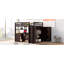Lit mezzanine avec tiroirs, bureau et garde-robe-783876937-783876936