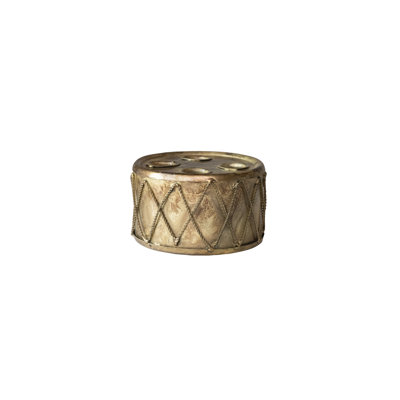 Round Metal Drum Shaped Taper Holder
