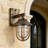 Bronze outdoor wall light with Motion sensor