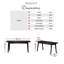 Alissah Rubberwood Extending Dining Table Set - Traditional Rustic Farmhouse Style-1107918533-1115839834