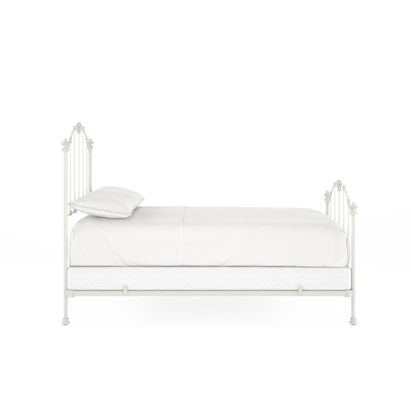 171 Country French Bed | Complete Standard, Matte White, Full