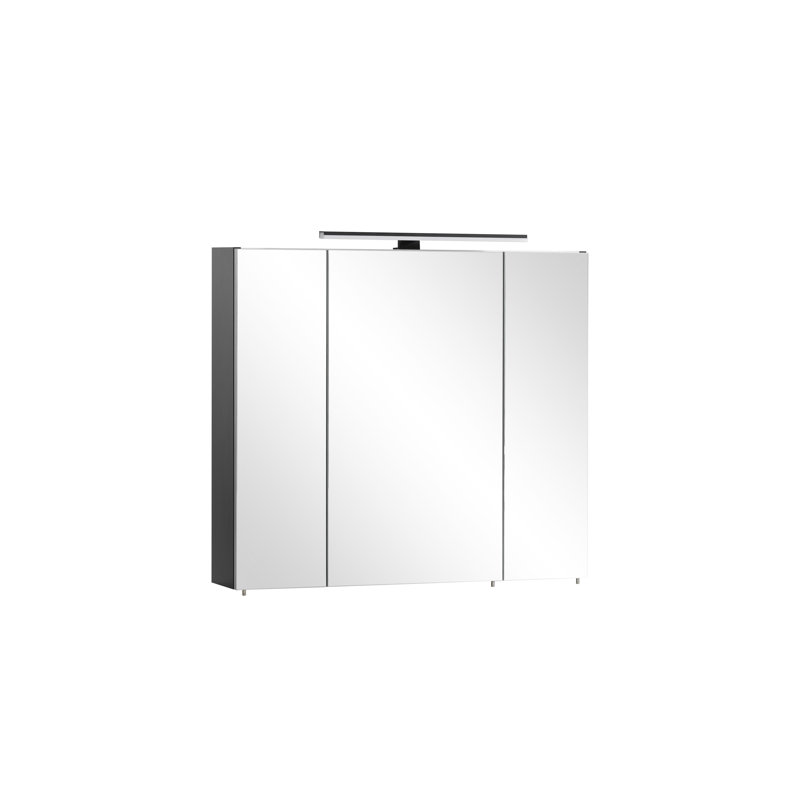 Adamantia 80mm W 74.4mm H Surface Frameless Medicine Cabinet Mirror 6