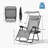 Zero Gravity Chair, Folding Recliner Outdoor Patio Lounge Chair With Adjustable Sunshade and Cup Holder Tray-576054152