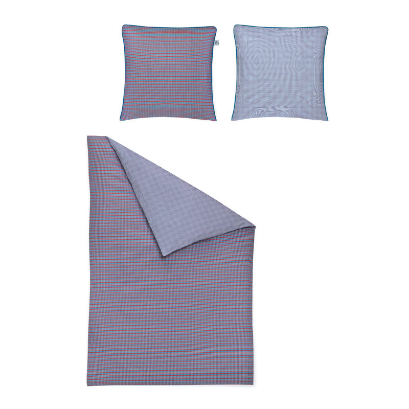 Eco Duvet Cover Set, Single - 1 Pillowcase (80 x 80 cm), Blue